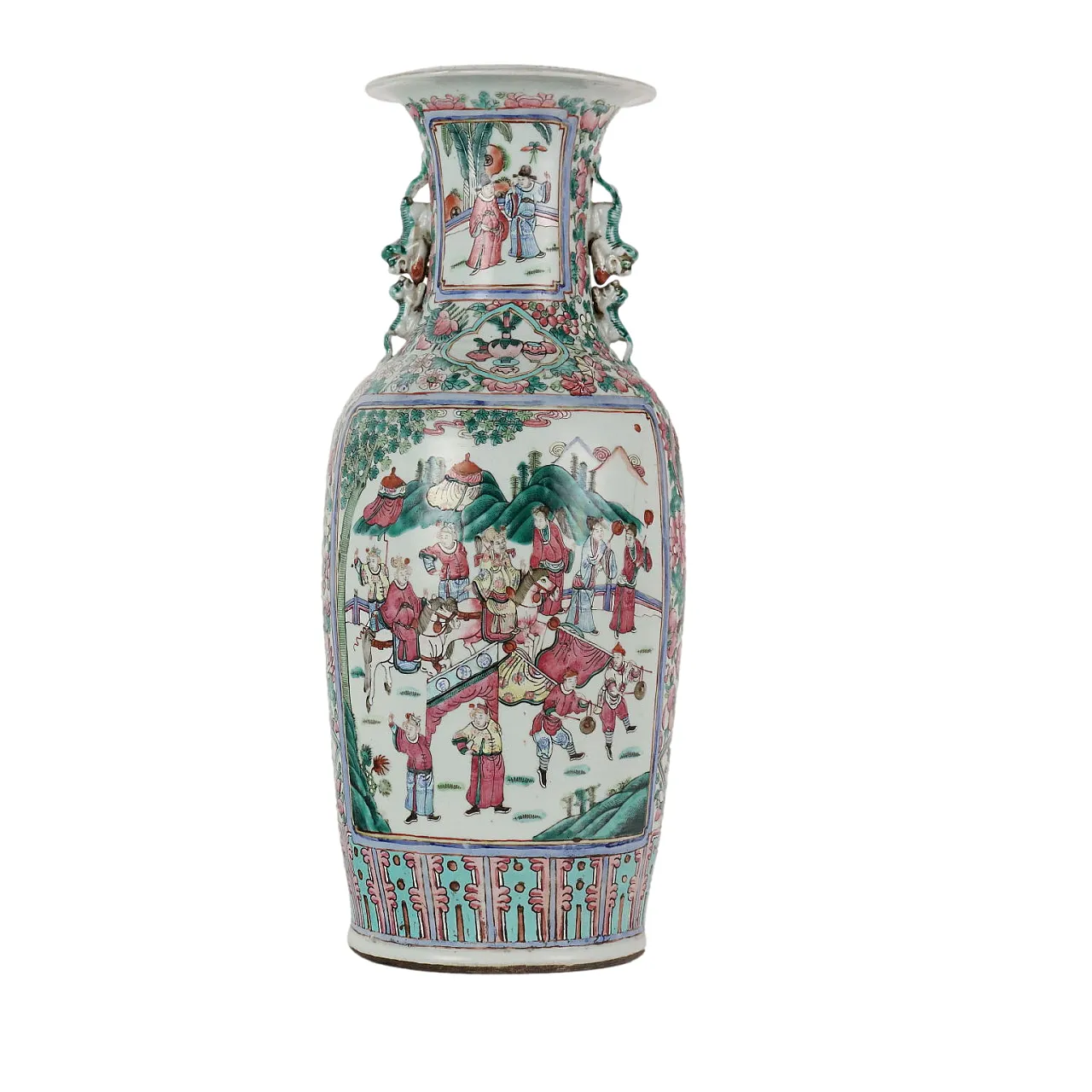 Canton baluster vase, mid-20th century 1