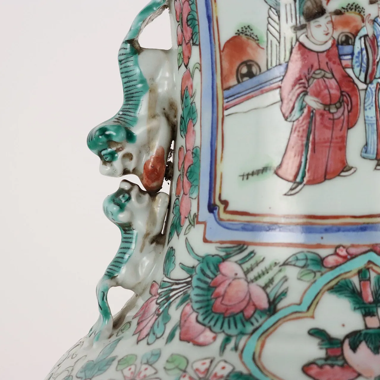 Canton baluster vase, mid-20th century 4