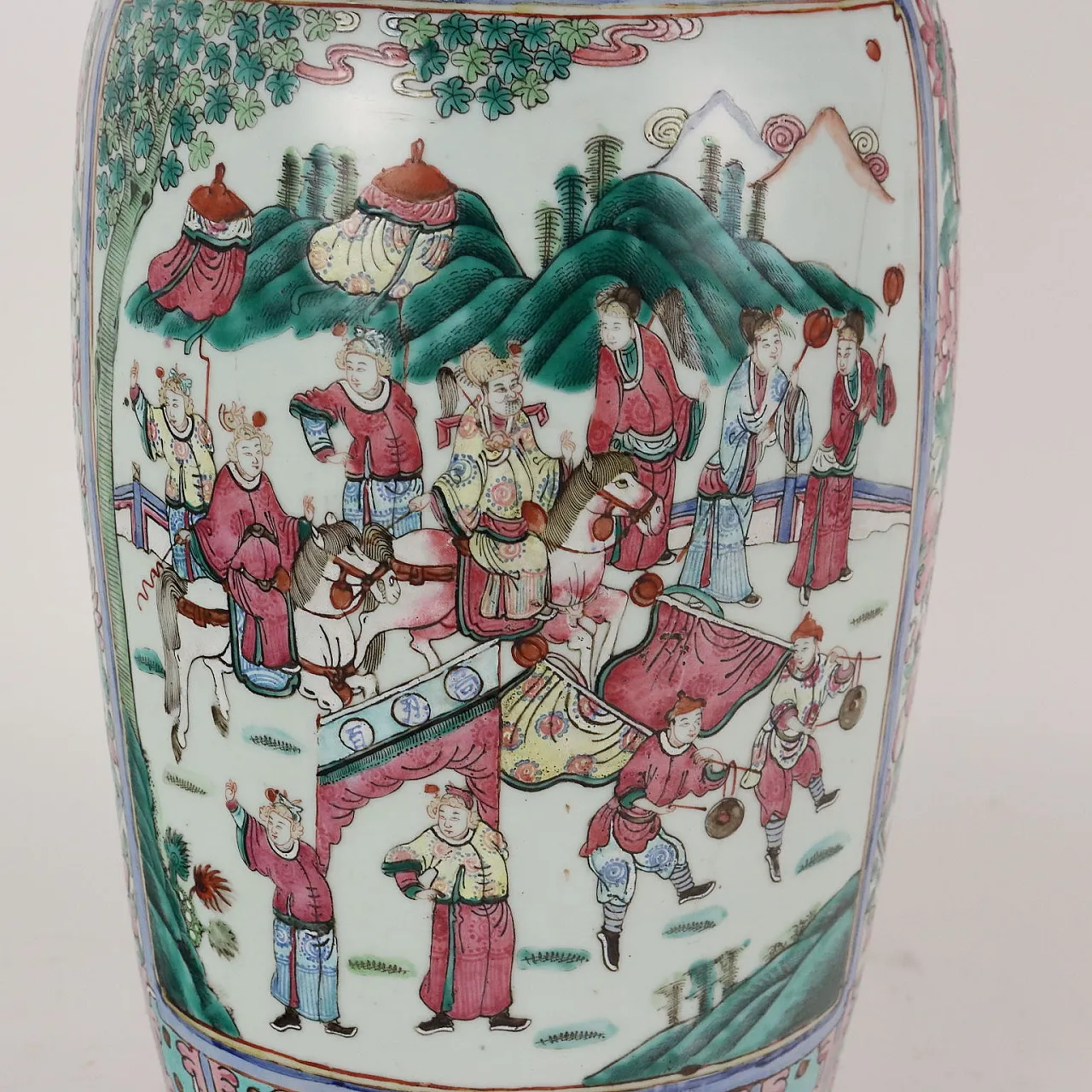 Canton baluster vase, mid-20th century 6