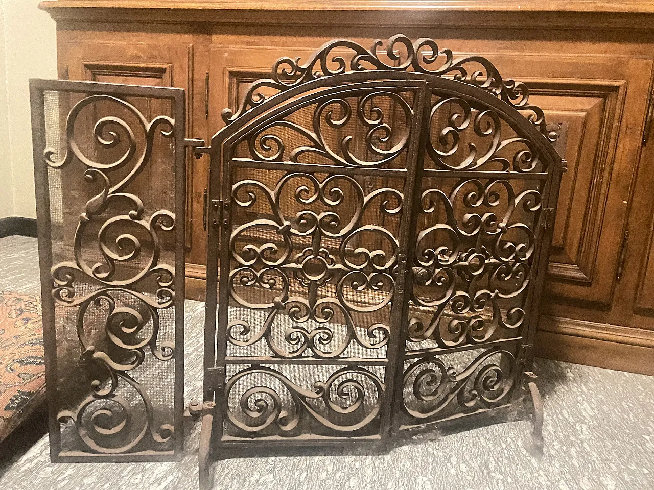 Wrought iron parascintille, 90s 2