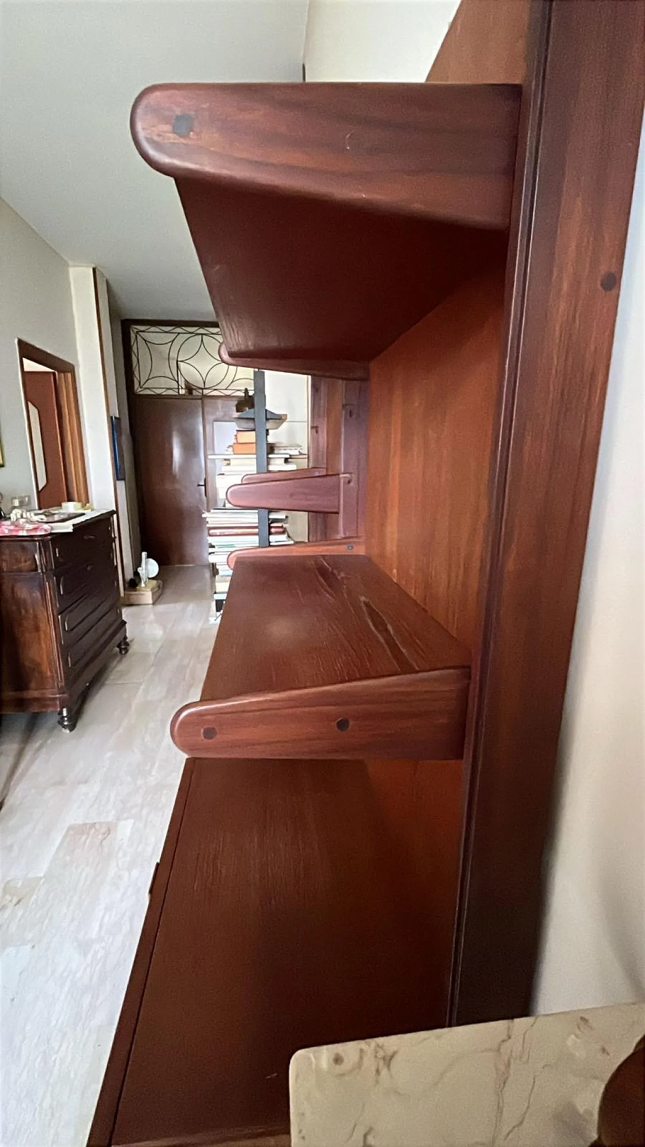 Libreria in legno teak, anni '60 3