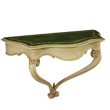 Console pensile laccata e dipinta, '900