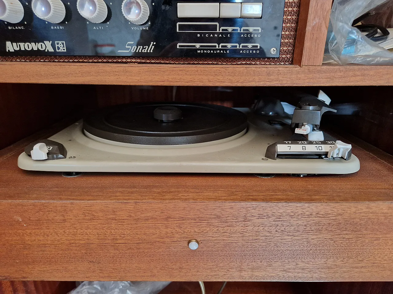 Mobile da Salotto Anomina Castelli con Impianto Musica, anni '50 14