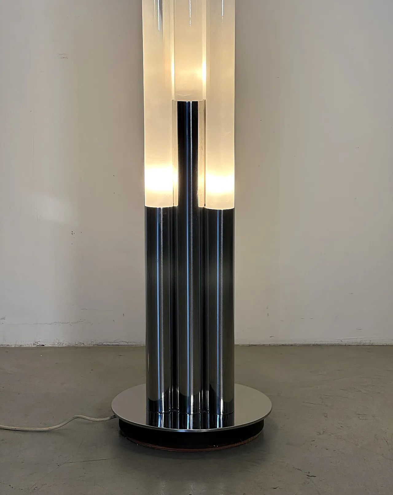 Board of photo in Mulated Glass in the Style of Fontana Arte 60s 5