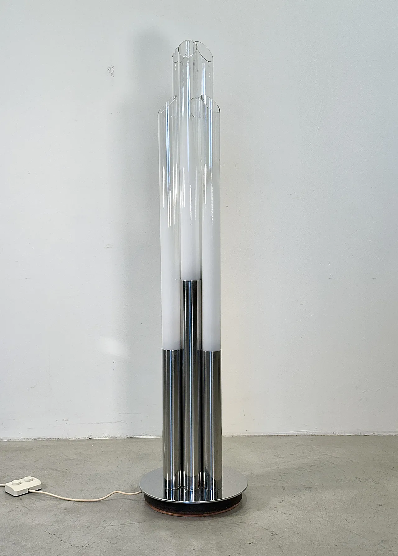 Board of photo in Mulated Glass in the Style of Fontana Arte 60s 11