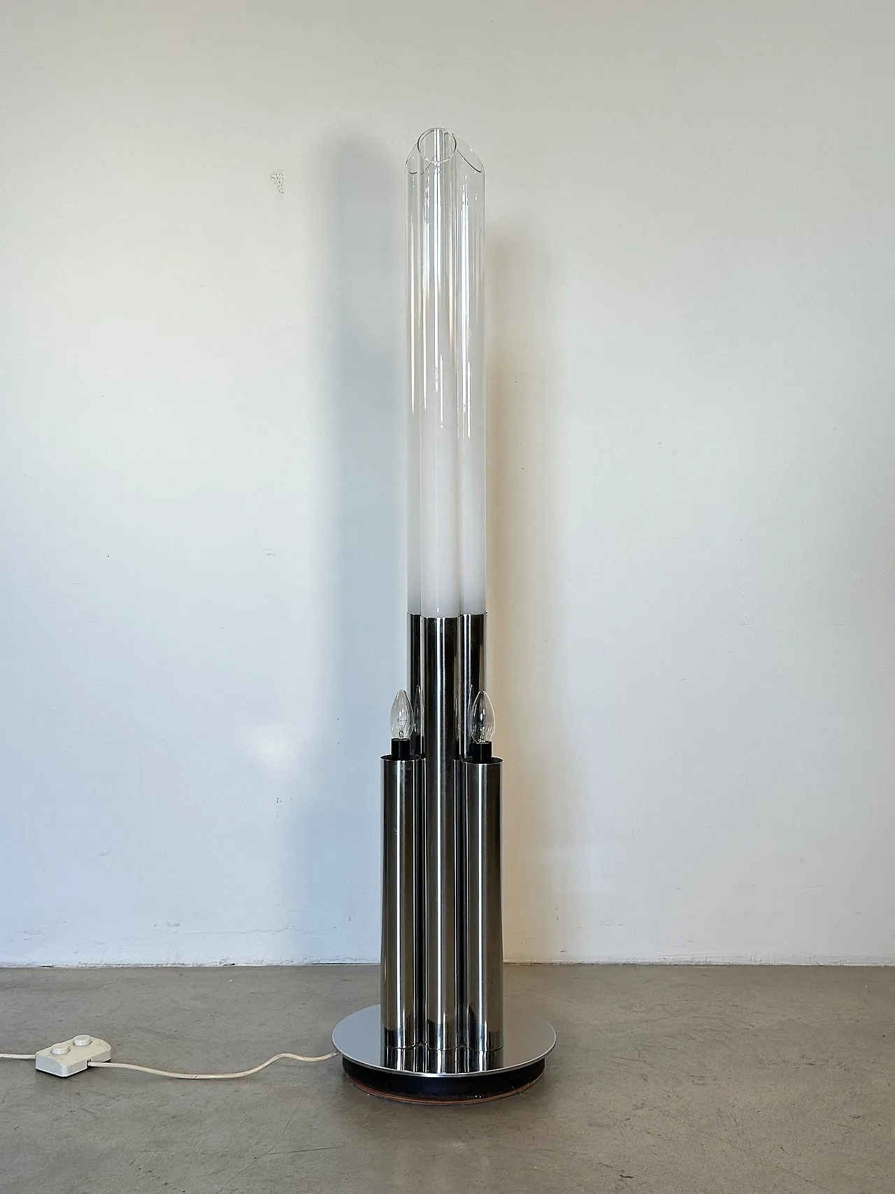 Board of photo in Mulated Glass in the Style of Fontana Arte 60s 13