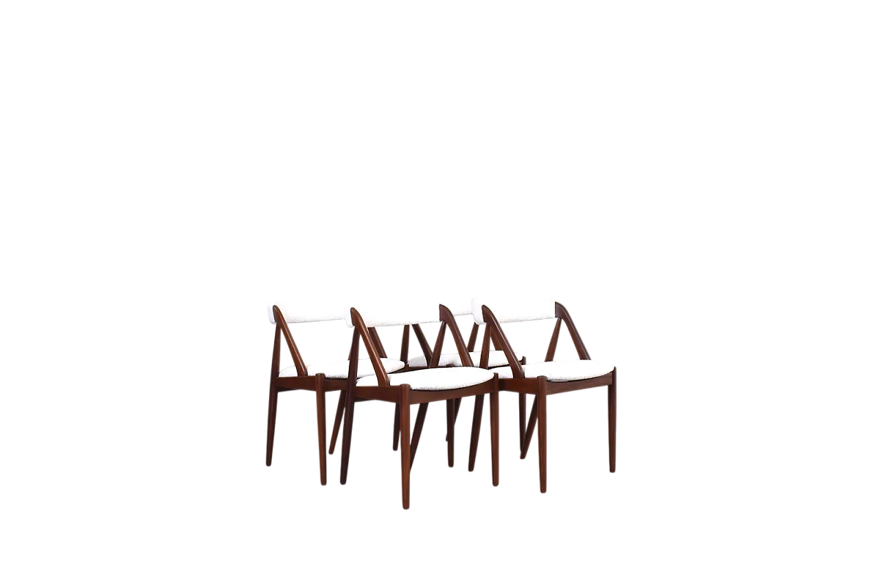 4 chairs Model 31 by Kai Kristiansen for Schou Andersen, 60s 13