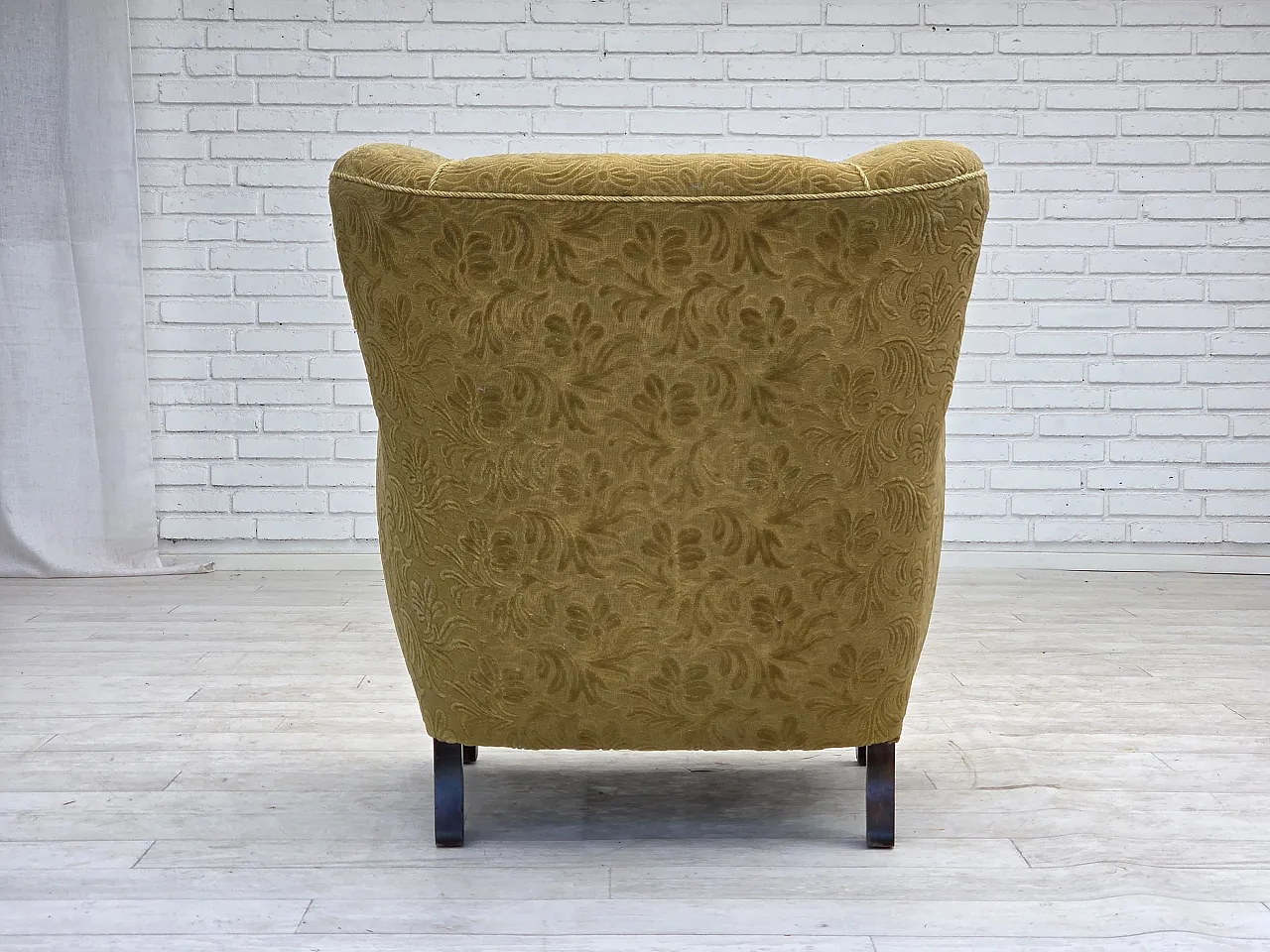 Danish design armchair with original fabric, 1960s 18