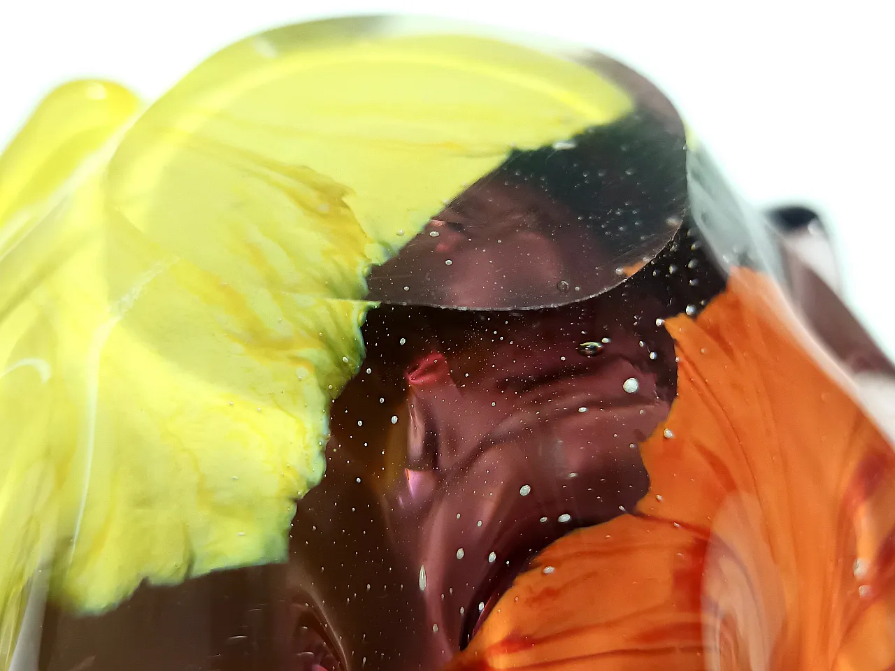 Posacenere in vetro di Murano policromo attr. a Toso, anni '60 7