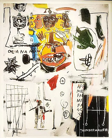 Jean-Michel Basquiat limited edition lithograph, 1980s | intOndo