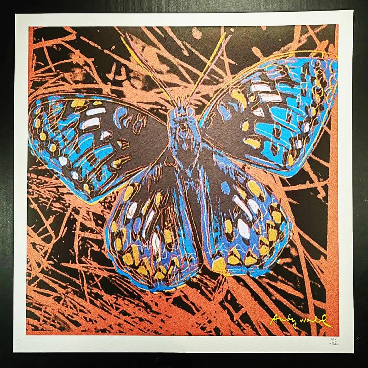 Andy Warhol, Butterfly, litografia da CMOA, anni '80 2