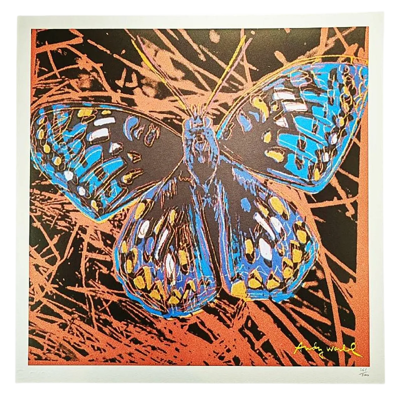 Andy Warhol, Butterfly, litografia da CMOA, anni '80 10