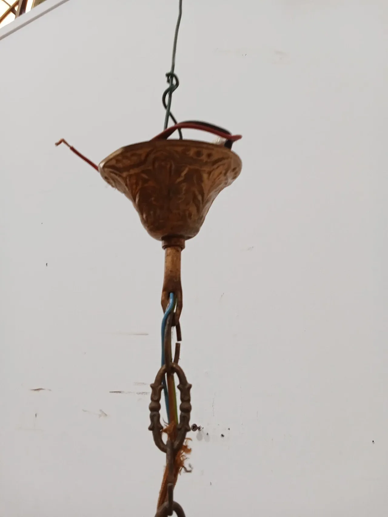 Lampadario in vetro in stile Impero, metà '900 13