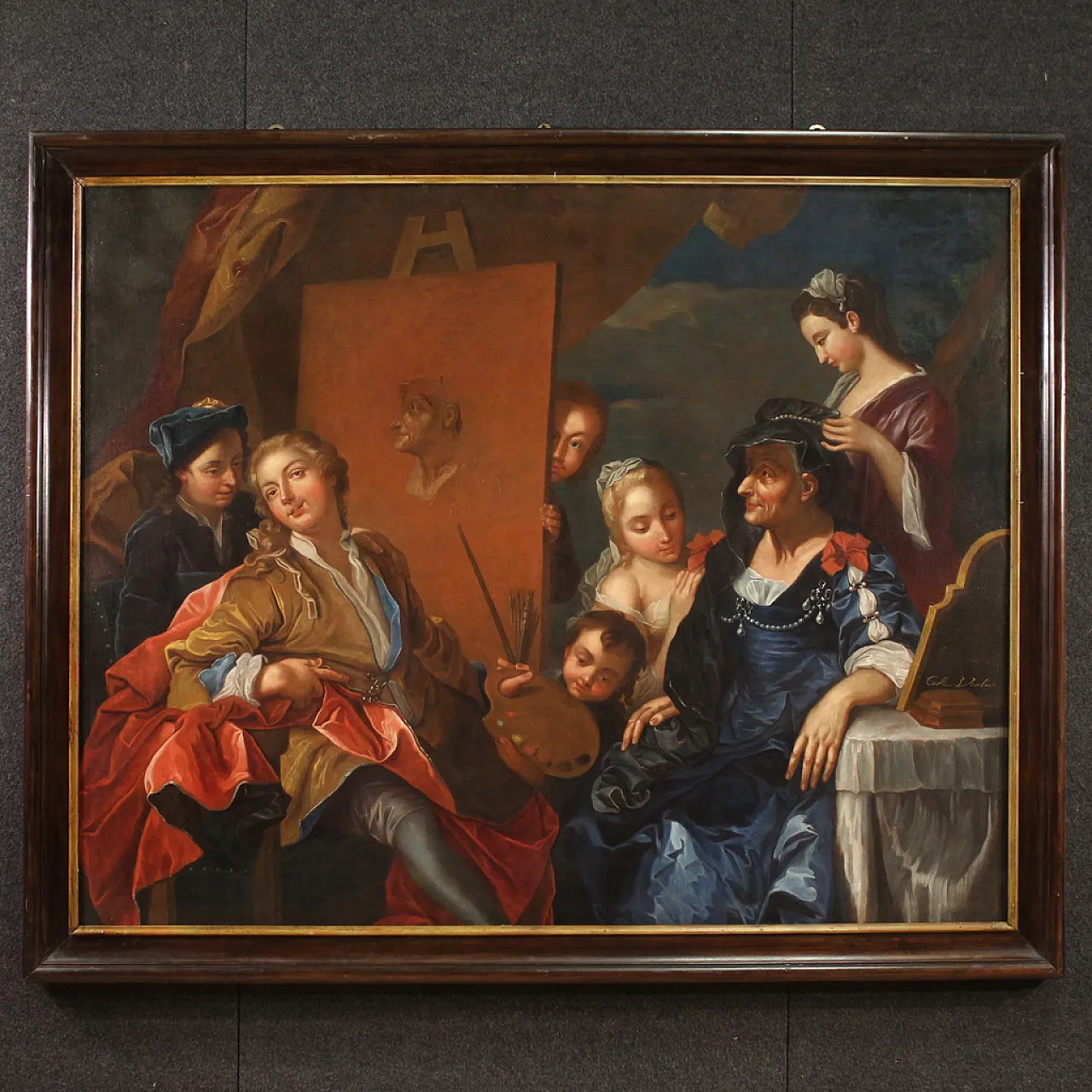 Dipinto firmato Charles-André Van Loo, '700 1