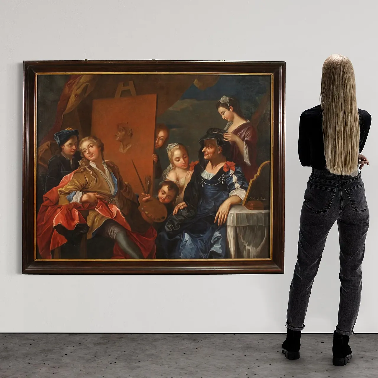 Dipinto firmato Charles-André Van Loo, '700 2