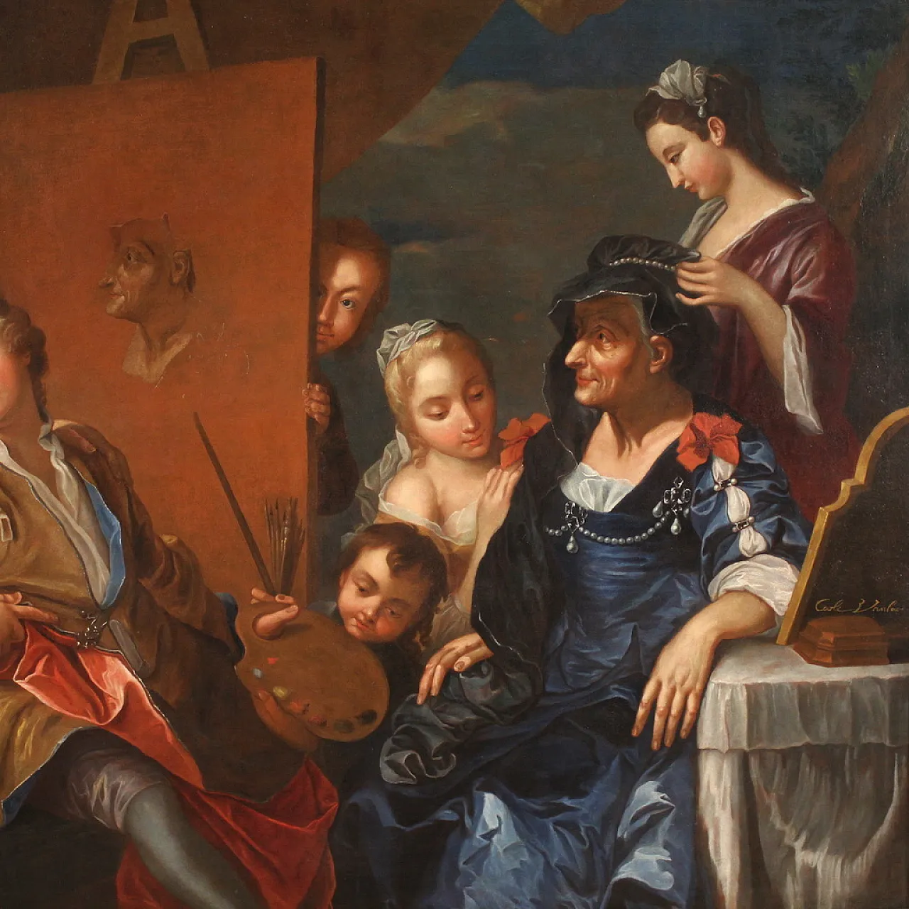 Dipinto firmato Charles-André Van Loo, '700 3