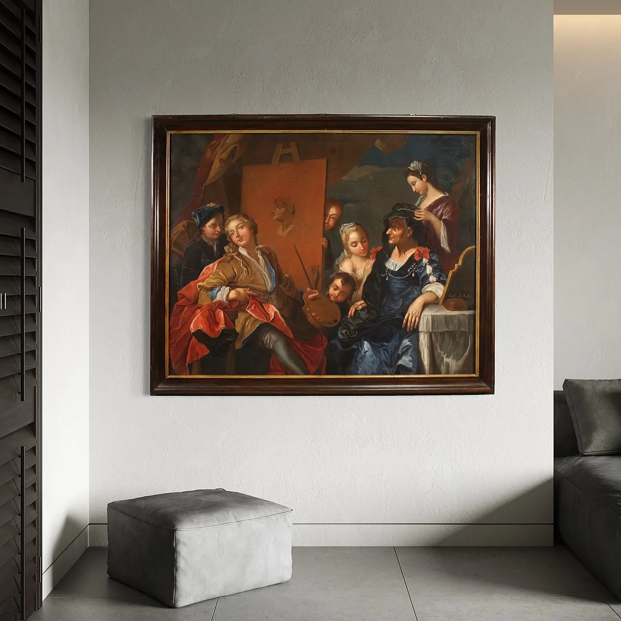 Dipinto firmato Charles-André Van Loo, '700 4