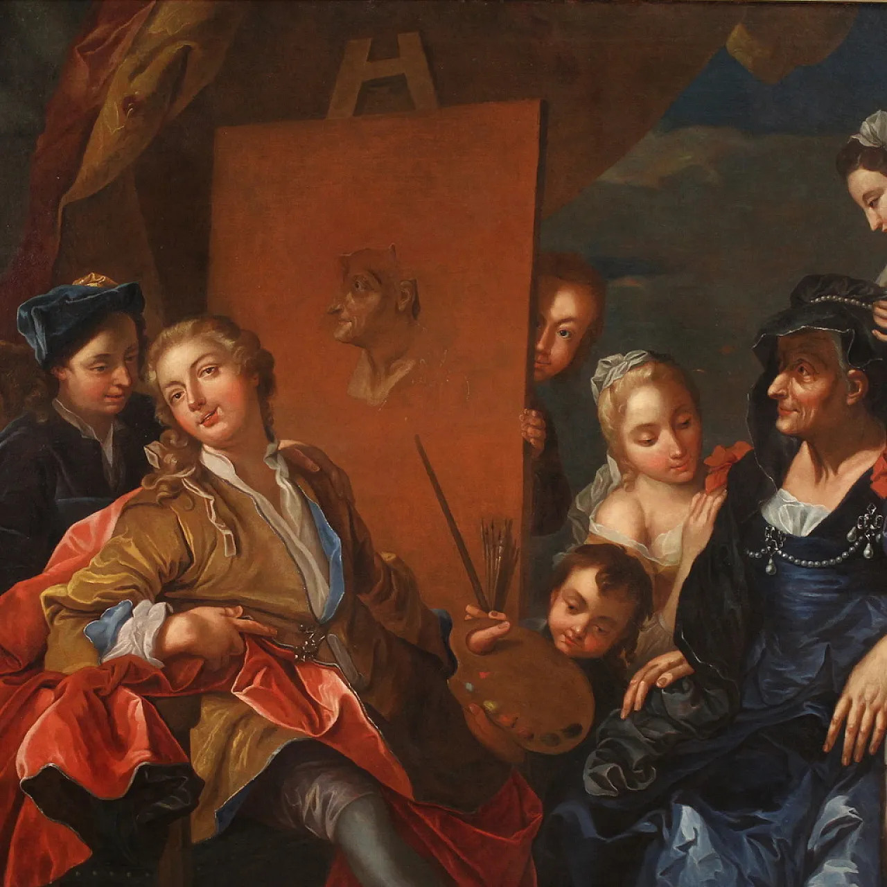 Dipinto firmato Charles-André Van Loo, '700 6