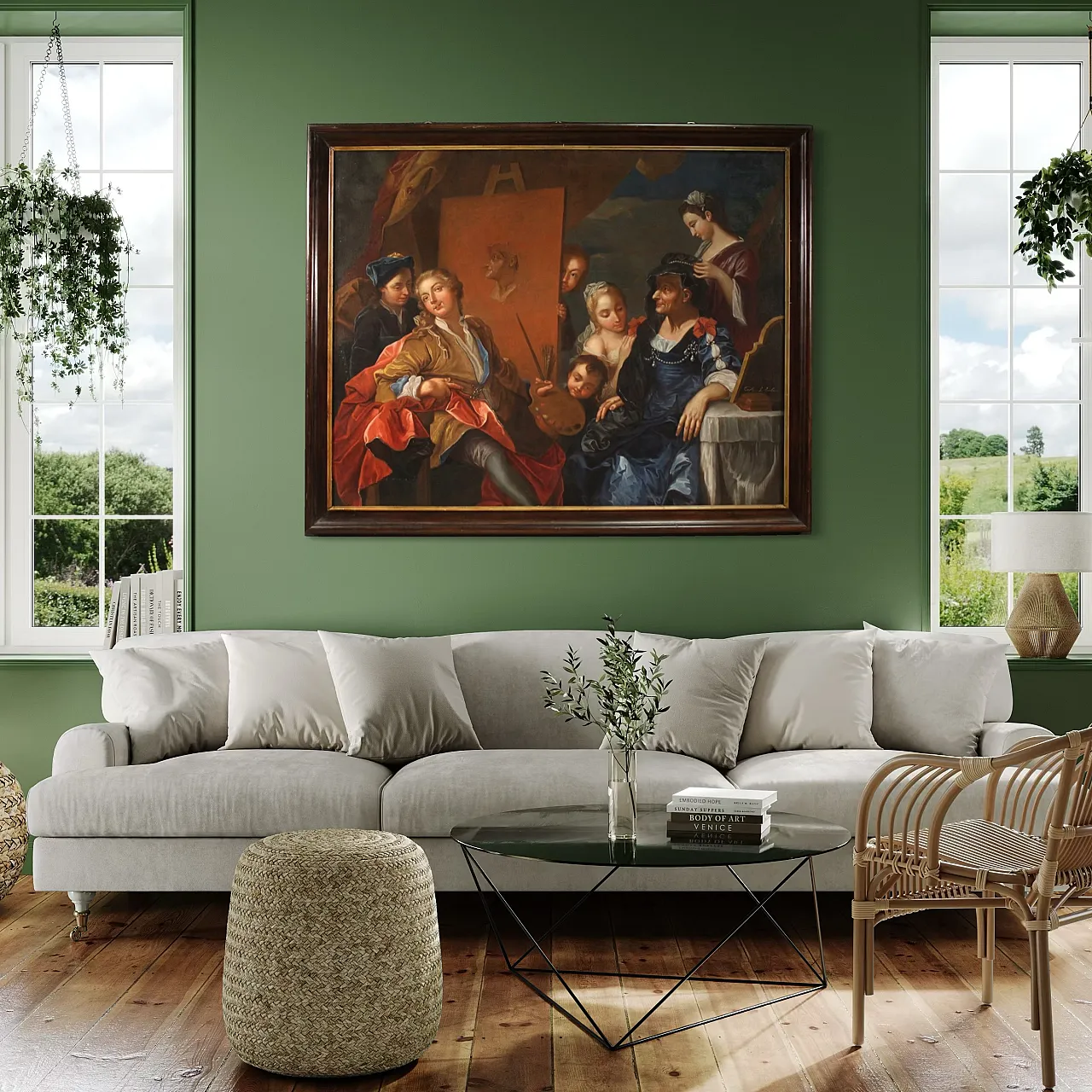 Dipinto firmato Charles-André Van Loo, '700 14