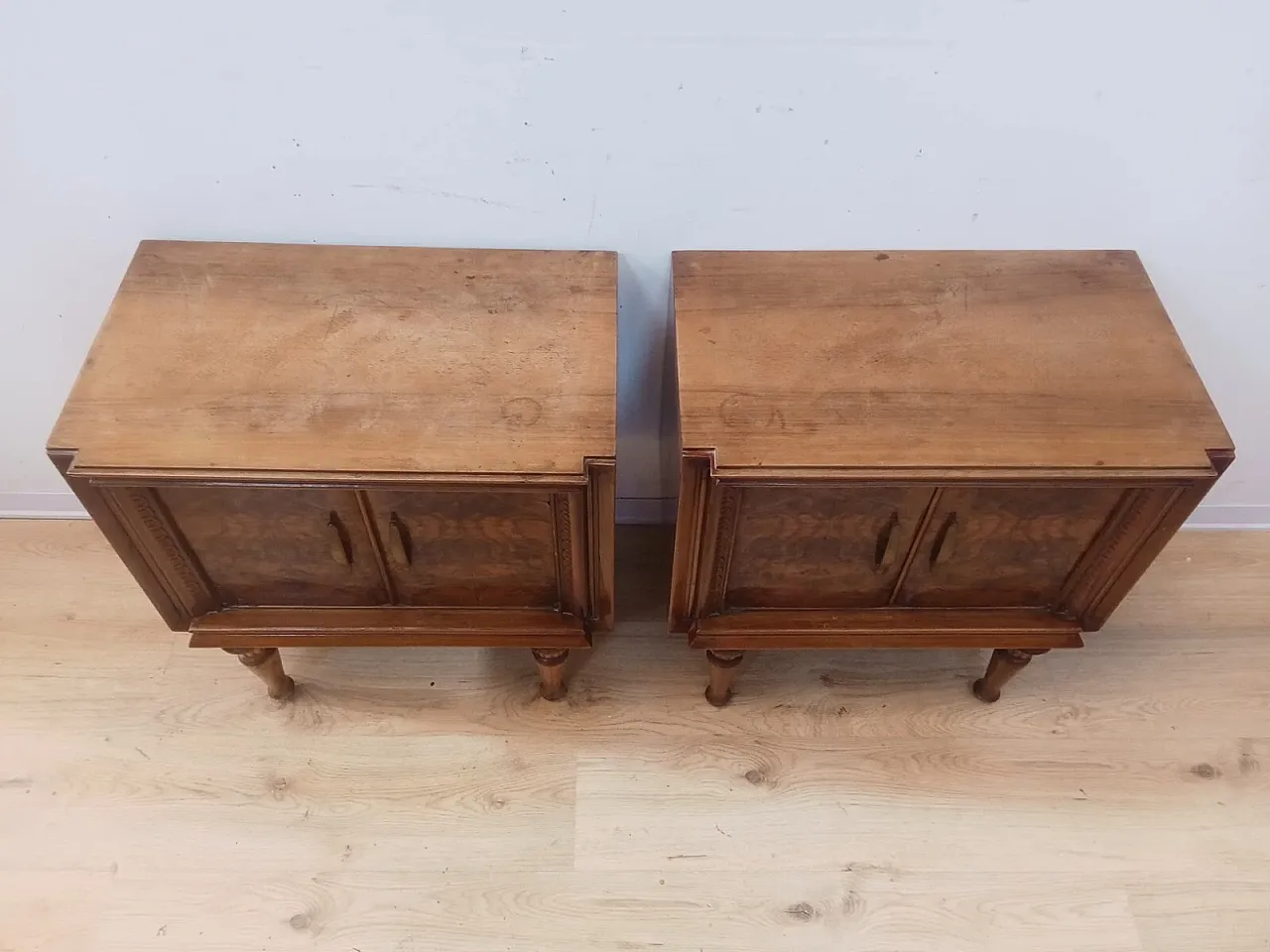 Pair of Art Deco bedside tables, 1930s 9