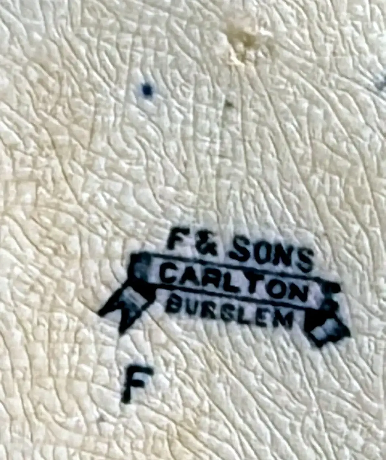 Zuppiera in porcellana blu Carlton, senza coperchio, primo '900 16