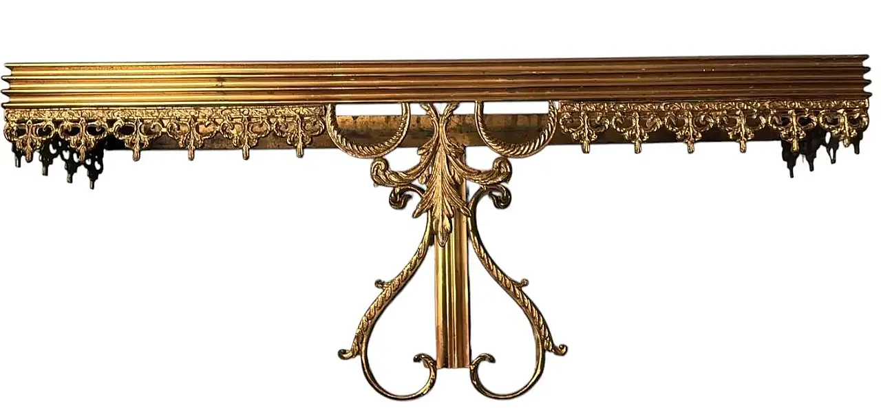 Console a parete in stile Luigi XVI con piano in marmo, anni '30 4