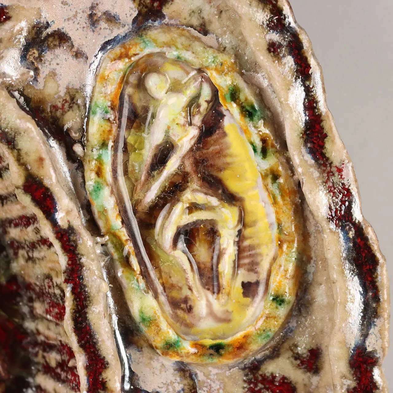 Piatto in maiolica di Carlo Zauli, anni '60 5