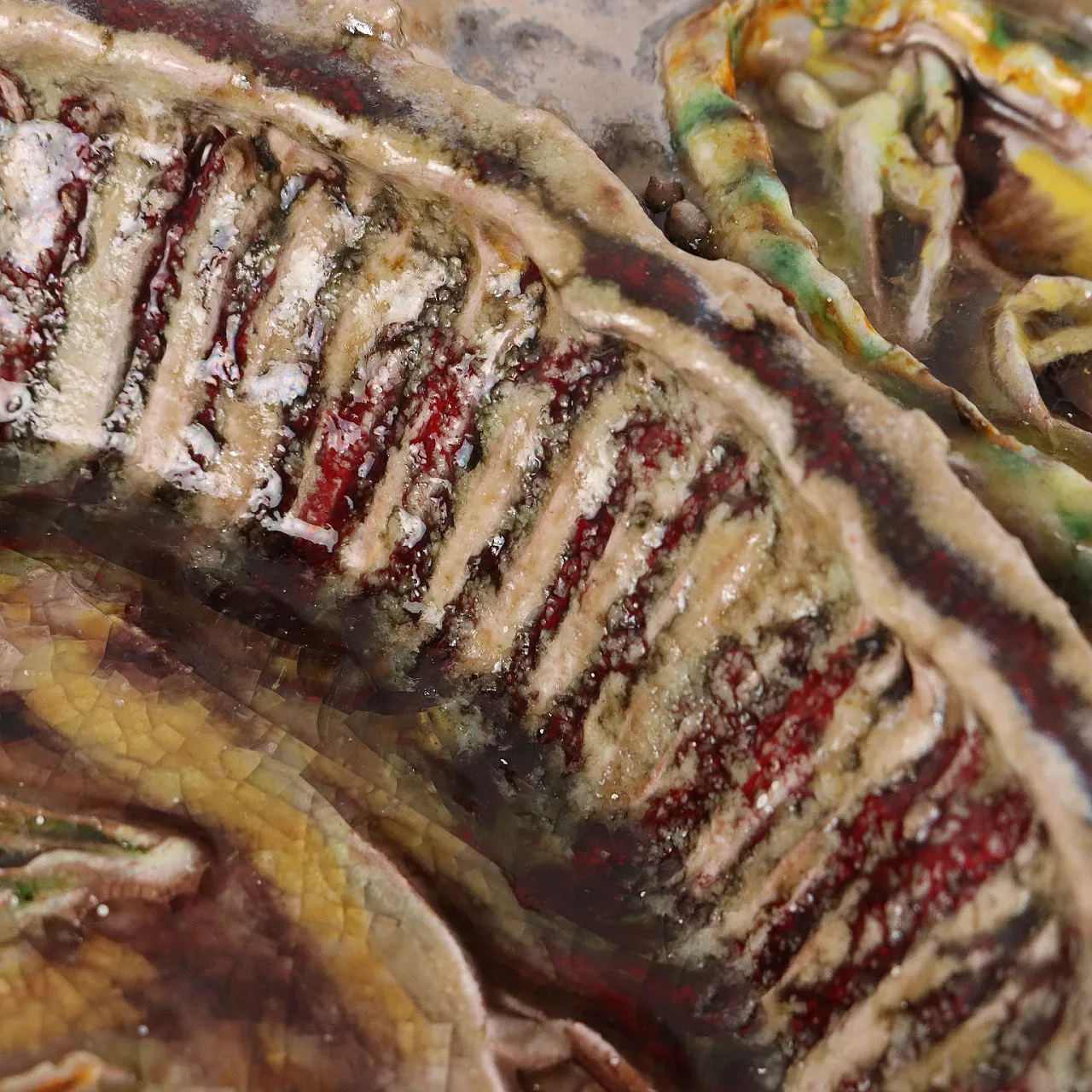 Piatto in maiolica di Carlo Zauli, anni '60 8