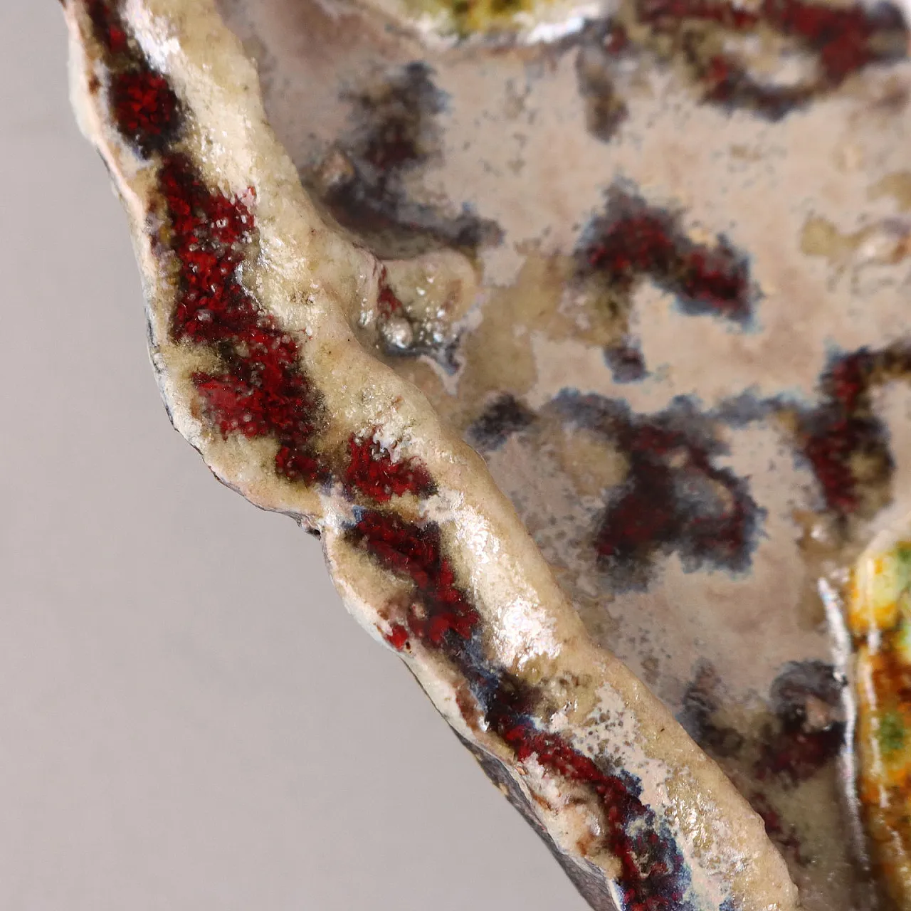 Piatto in maiolica di Carlo Zauli, anni '60 9