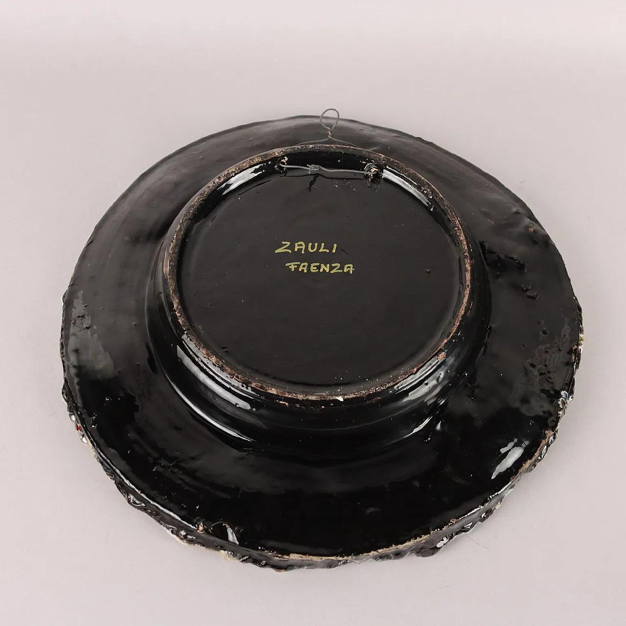 Piatto in maiolica di Carlo Zauli, anni '60 10