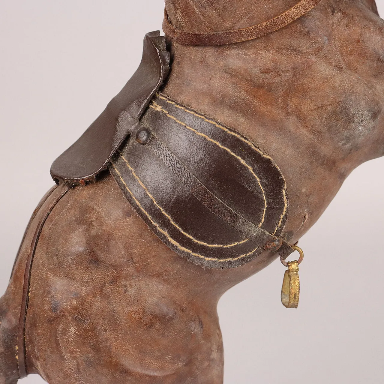 Leather-clad prancing horse, 20th century 5