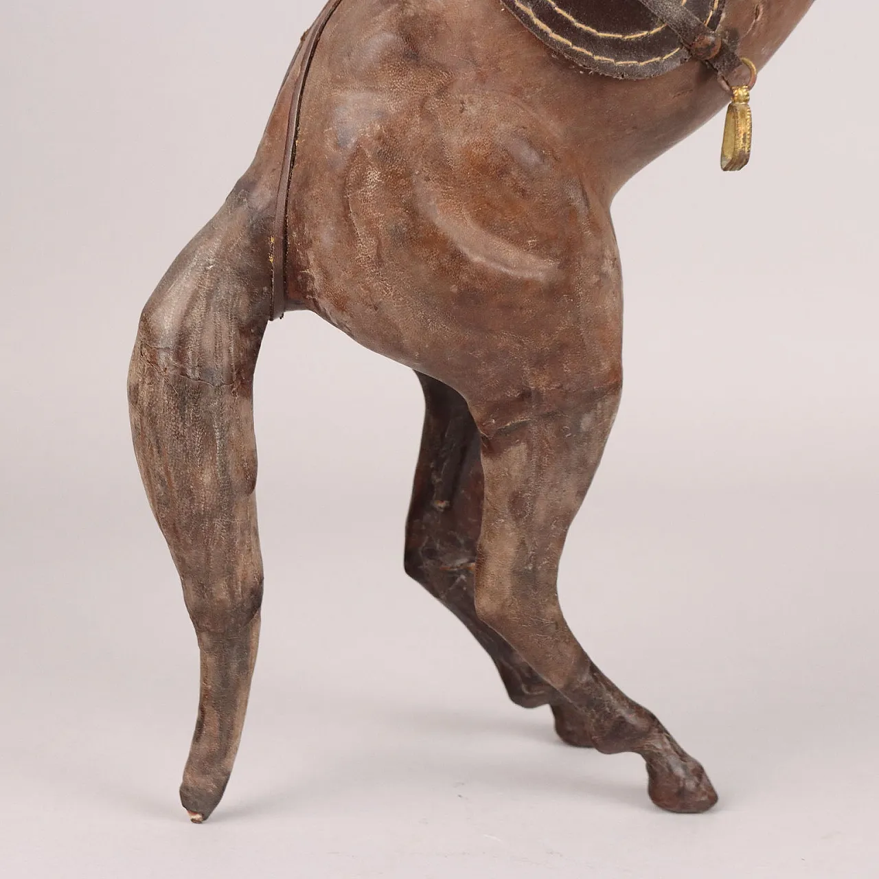 Leather-clad prancing horse, 20th century 6