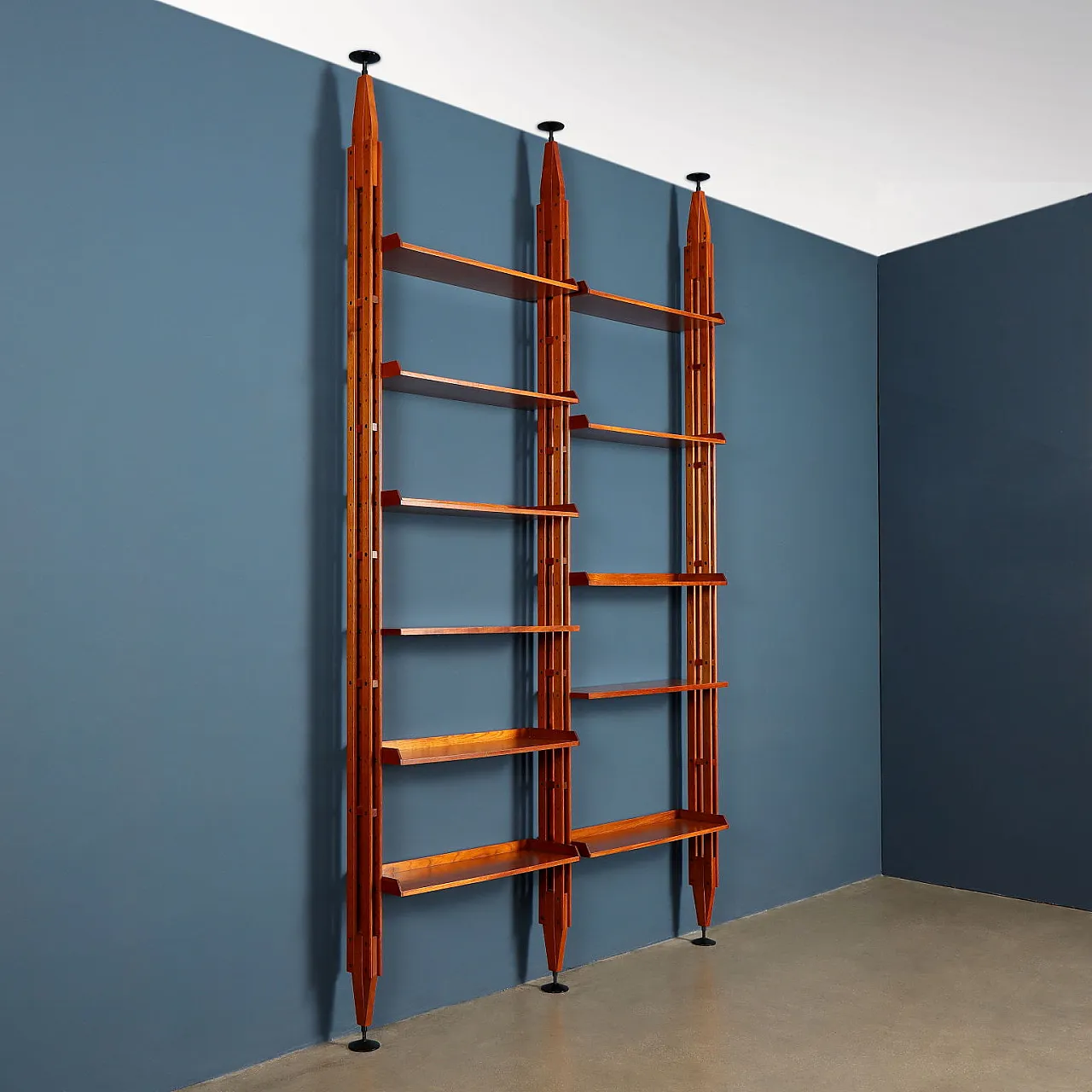 Libreria LB7 di Franco Albini per Poggi, due moduli, anni '60 1