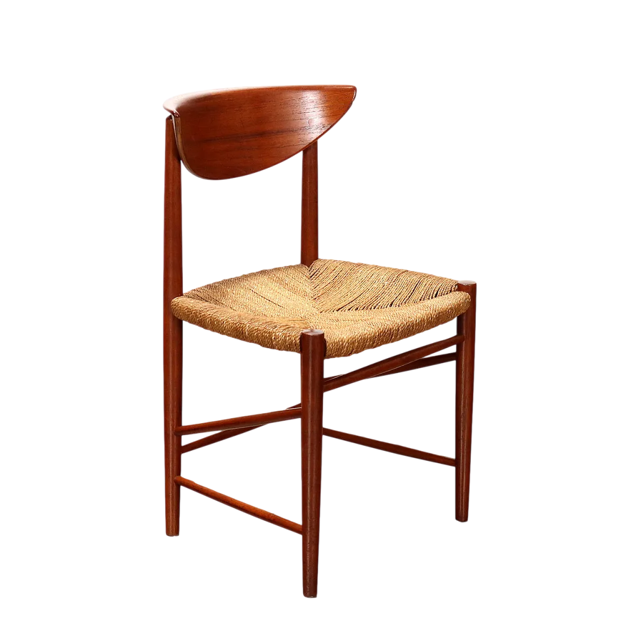 316 Chair by Peter Hvidt for Søborg Mobelfabrik, 1950s 8