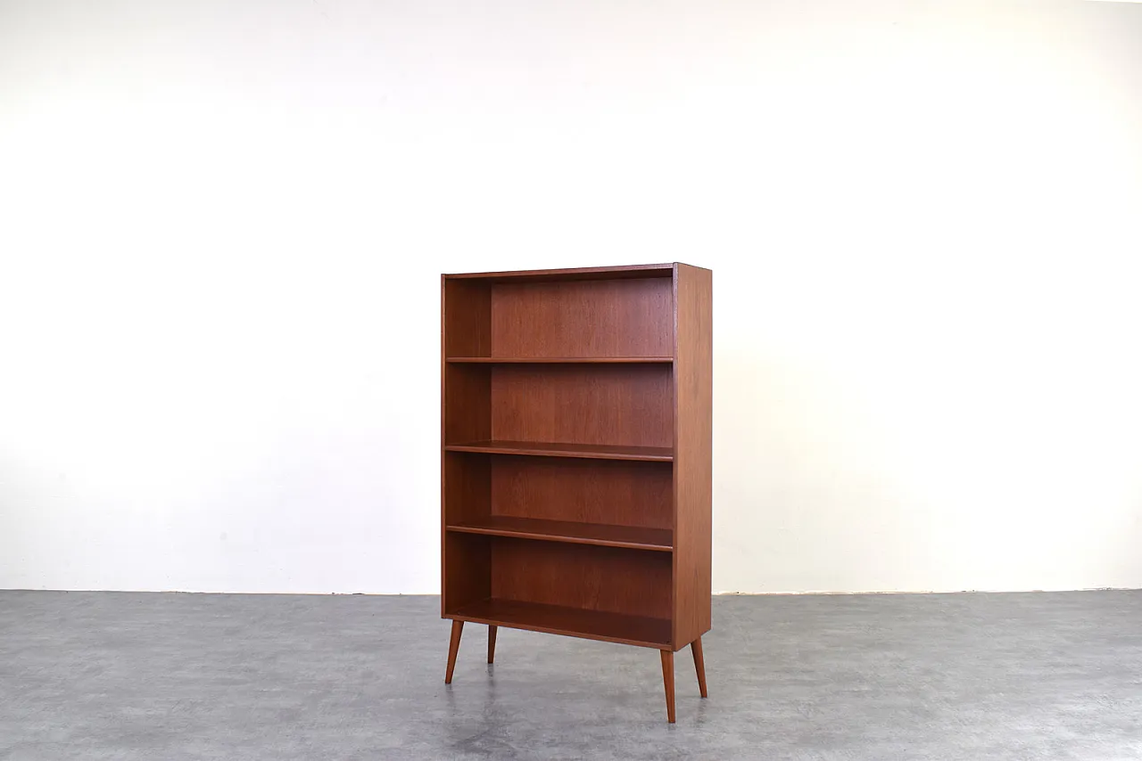Libreria in teak danese, anni '60 3