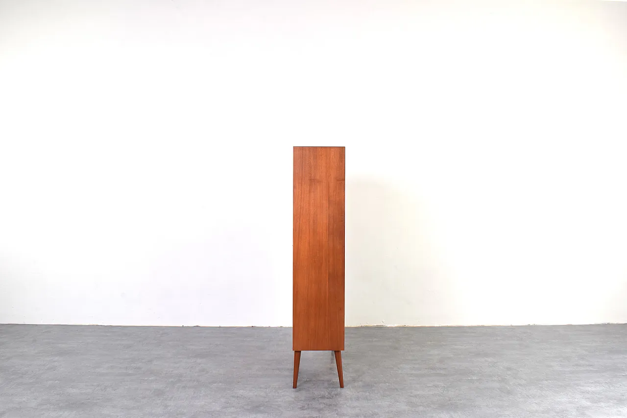 Libreria in teak danese, anni '60 5