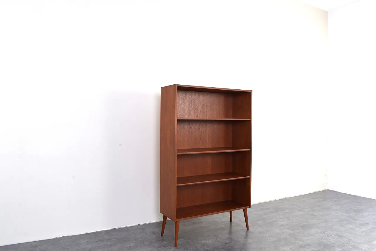Libreria in teak danese, anni '60 6