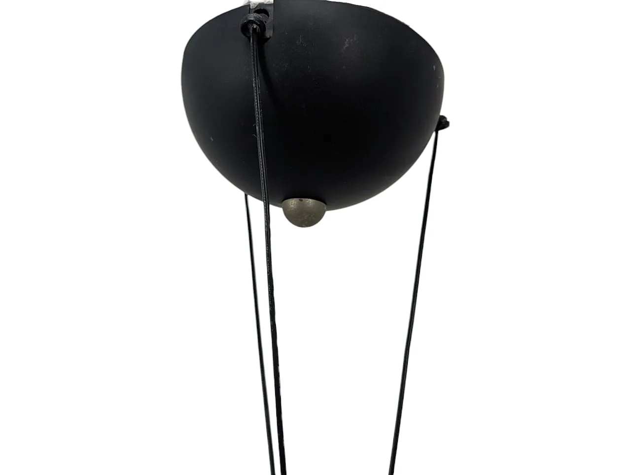 Suspension lamp with 70s's Mulated Glass plate 3