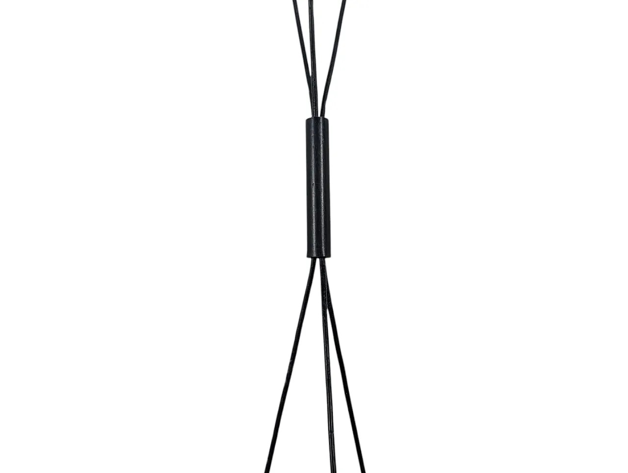 Suspension lamp with 70s's Mulated Glass plate 4