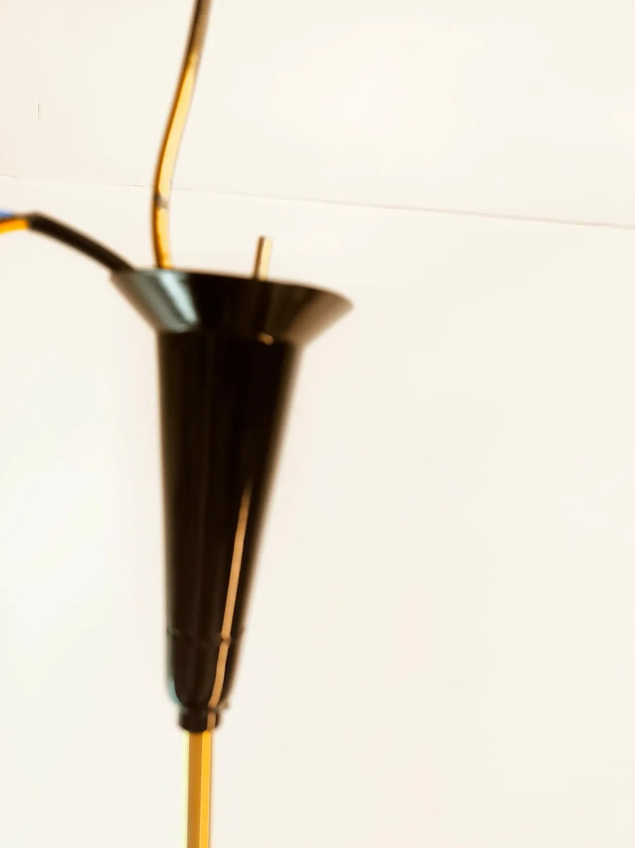 Chandelier with adjustable multi-coloured domes, 1960s 9