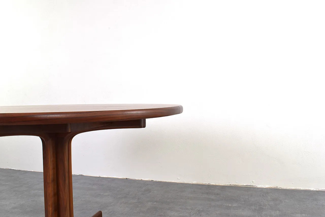 Tavolo da pranzo estesibile in teak danese, anni '60 12