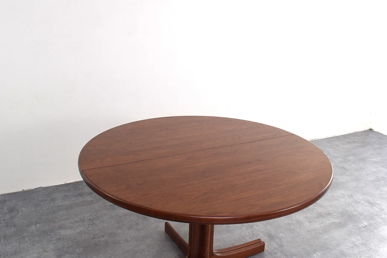 Tavolo da pranzo estesibile in teak danese, anni '60 13