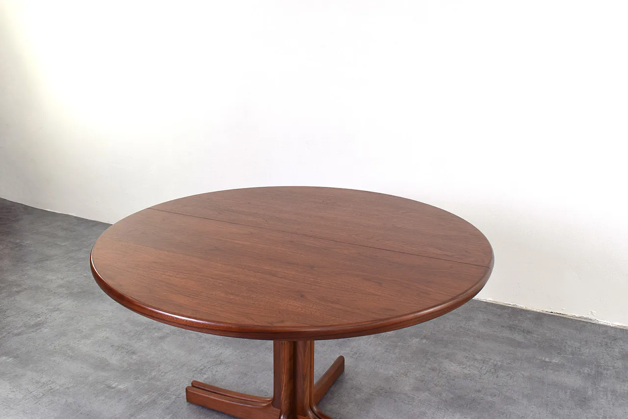 Tavolo da pranzo estesibile in teak danese, anni '60 14