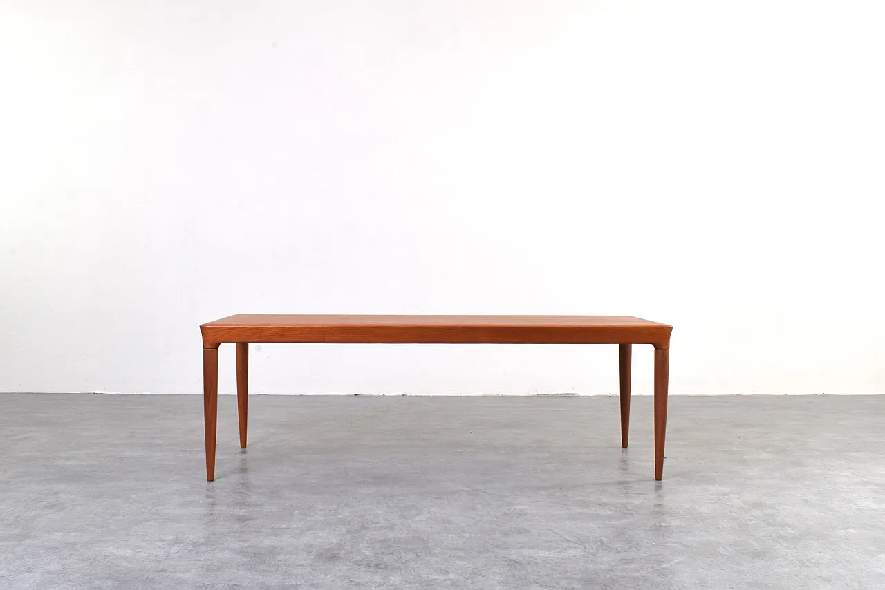 Danish Teak Coffee Table by Johannes Andersen for CFC Silkeborg, 50s 3