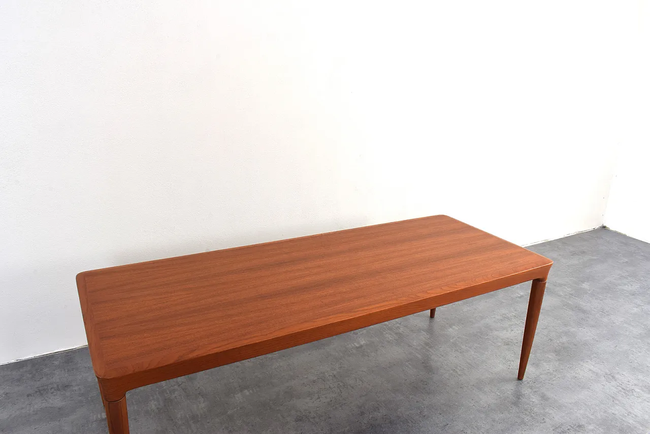 Danish Teak Coffee Table by Johannes Andersen for CFC Silkeborg, 50s 7