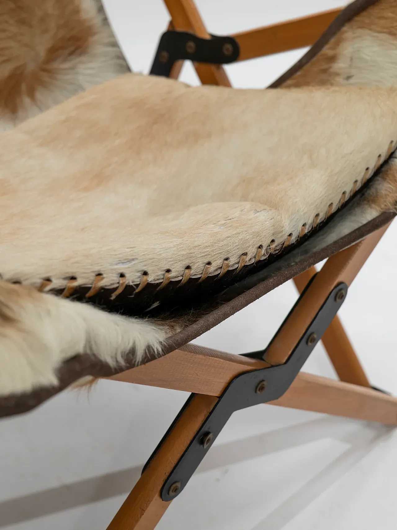 Tripolina foldable chair by Vittoriano Viganò for Citterio SpA, 1930s 7