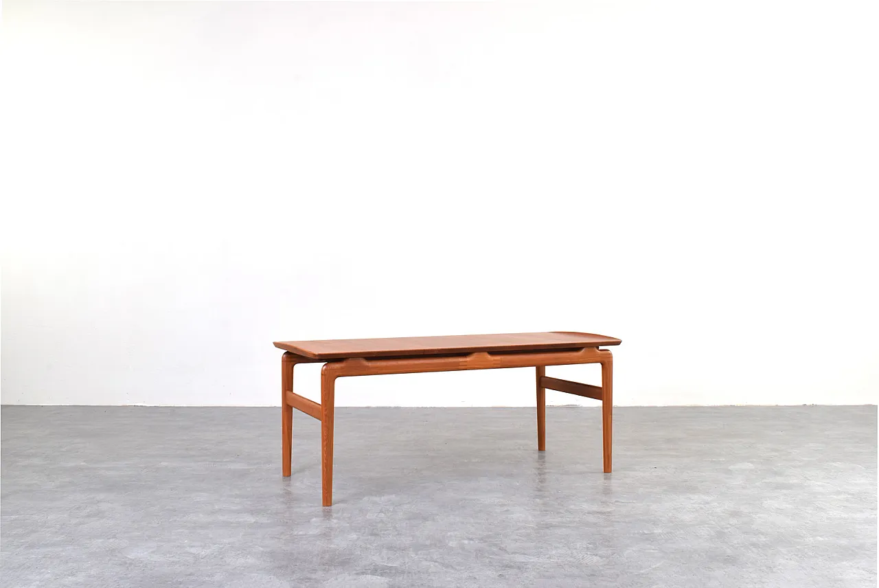 Teak 640 Coffee Table by Peter Hvidt & Orla Mølgaard-Nielsen, 60s 1