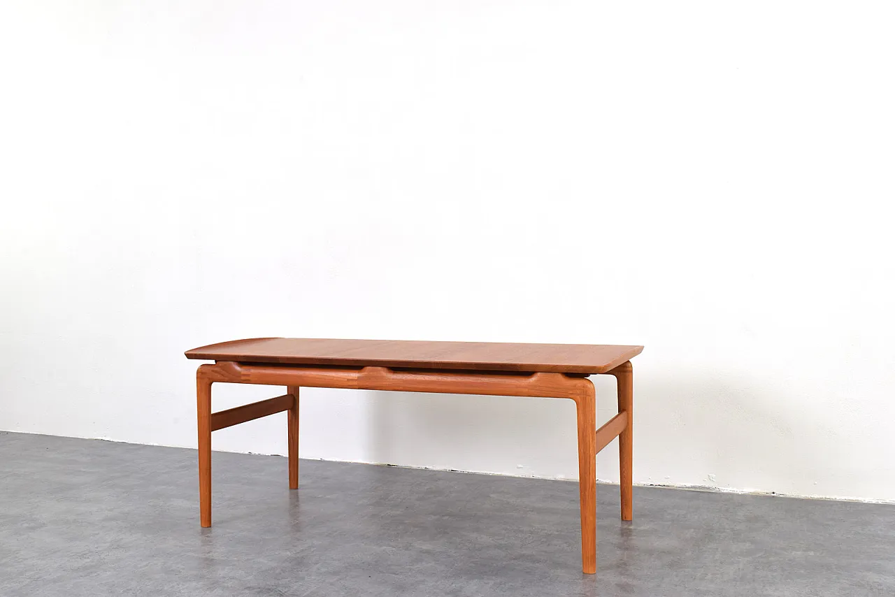 Teak 640 Coffee Table by Peter Hvidt & Orla Mølgaard-Nielsen, 60s 7