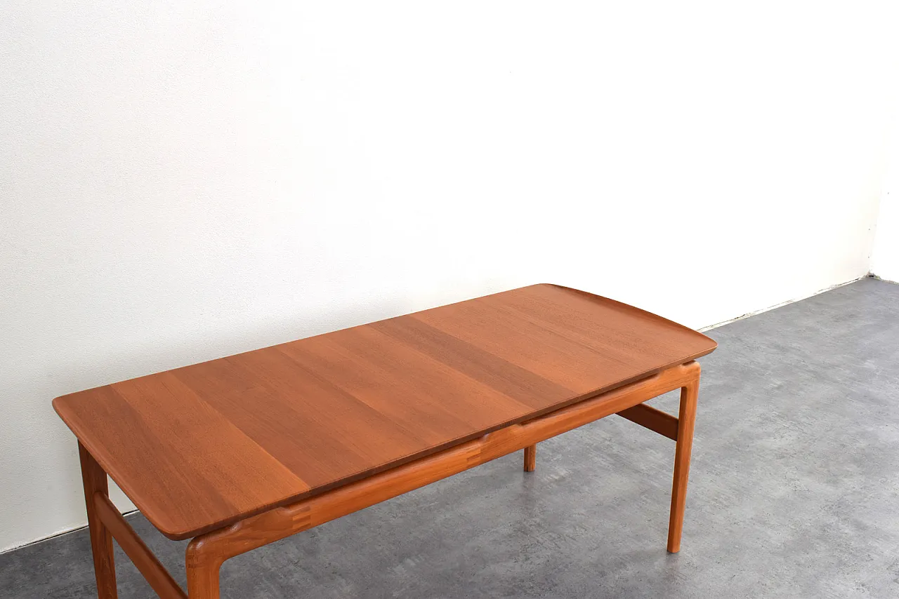 Teak 640 Coffee Table by Peter Hvidt & Orla Mølgaard-Nielsen, 60s 9