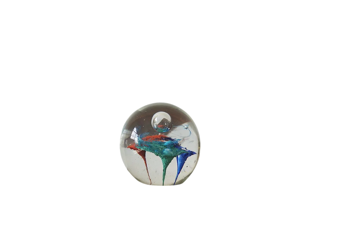 Fermacarte in vetro, anni '70 5